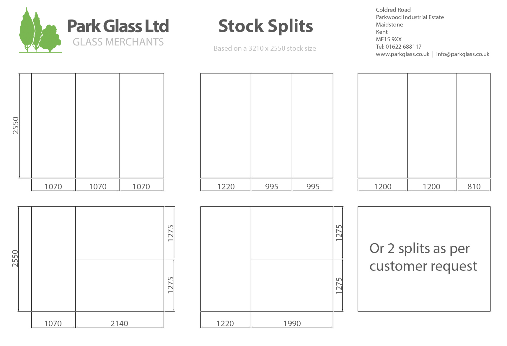  Glass Splits 